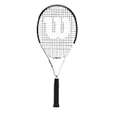 Wilson Federer Tour XP 103 Graphit-Tennisschläger – (erhältlich in L1 bis L4) (L3 (4 3/8 Zoll)), Schwarz, Einheitsgröße