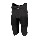 Russell Athletic Herren Standard Integrated 7-Piece Pad Football Pant, Black