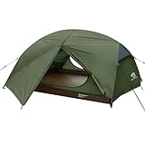Bessport Zelt 2 Personen Camping Zelt 2 Türen Ultraleicht wasserdicht leicht und einfach zu Bauen Belüftetes 4 Jahreszeiten...