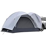 TOMOUNT Heckzelt Wasserdicht Auto Camping Zelt, 3 x 3 x 2.1 m, 4 Personen Familienzelt Kuppelzelt für Trekking, Camping, Outdoor,...