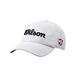 Wilson Herren Pro Tour Baseball Cap, Weiß/Schwarz, Einheitsgröße EU