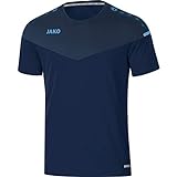 JAKO Herren Champ 2.0 T shirt, Marine/Darkblue/Skyblue, 4XL EU