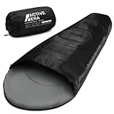 Active Era™ 150 Premium Mumienschlafsack, leicht - Schlafsack für Outdoor Camping im Sommer oder Indoor