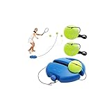 WOKICOR Tennis-Trainer Tennistrainer Set Trainer Baseboard Set mit 2 Rebound Ball, Selbststudium Übungs-Trainingswerkzeug...