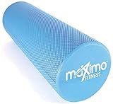 Maximo Fitness Faszienrolle für Wirbelsäule & Rücken, Beine, Arme (45x15 cm) - Mittel-Harte Massagerolle für Yoga, Pilates,...