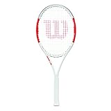 Wilson Tennisschläger, Six.One Lite 102, Unisex, Ambitionierte Freizeitspieler, Griffstärke L2, Rot/Grau, WRT73660U2