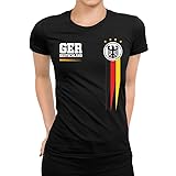 Fußball Deutschland Trikot 2024 EM Germany Europameisterschaft WM Frauen Damen T-Shirt