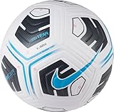 Nike CU8047 Unisex – Erwachsene Academy-Team Fußball Ball, White/Black/Lt Blue Fury, 5