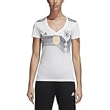 adidas Damen DFB Replica Heimtrikot, White/Black, 2XS