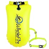 WholeFire Schwimmring 20L, wasserdicht, aufblasbar, Sicherheitsschwimmer für Wassersport, Freiwasserschwimmer, Triathleten,...