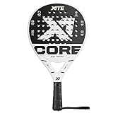 X1TE Padel Racket Core Weiß, Leichter 360 Gramm Padelschläger, Runde Form, Padel Tennis Schläger, Geeignet für alle...