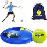 MOVEMATE Tennis-Trainer Set mit Wilson® Tennisball | innovatives Ballspiel für Draußen, im Garten, im Park für Kinder &...