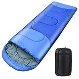 Schlafsack Outdoor für Camping 3 Jahreszeiten Erwachsene Schlafsack, 2 in 1 Funktion Deckenschlafsäcke, Warm, Leichtgewichtig,...
