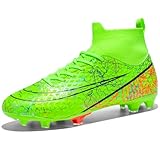 VTASQ Fußballschuhe Herren High Top Spike Kunstrasen Fussballschuhe Kinder Jungen Stollen Cleats Professionelle Athletics...