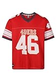 Recovered San Francisco 49ers Dark Red NFL Oversized Jersey Trikot Mesh Relaxed Top - 4XL