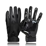 SDukes Prime 1.0 American Football Handschuhe Gloves Receiver Empfänger (Schwarz, L)