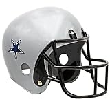 Cadofe Helm American Football in Silber - Footballhelm Karneval Fasching Super Bowl 22