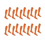 RHINOS sports Strumpfstutzen Unit 10er Pack, Farbe:orange, Größe:42-44