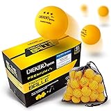 Dieker Sports Premium Tischtennisbälle 3 Stern [42 Stück + Tasche] - inkl. Videokurs - [erstklassige Ping Pong Bälle] - Nach...
