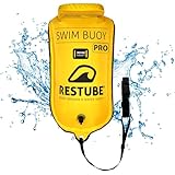 Restube Schwimmboje PRO mit Verstellbaren Gürtel - 12,5l Premium Sicherheitsgerät für Freiwasserschwimmen, 12,5 kg Auftrieb,...
