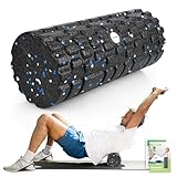 GYMERK Faszienrolle mit 3D-Texturmassage mittlere Härte, Foam Roller (33 x 14 cm) zur Simulation einer manuellen Massage,...