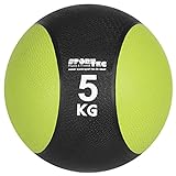Sport-Tec Medizinball Gewichtsball Trainingsball ø 23 cm, 5 kg, Limone