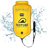 restube 12.5L Schwimmboje mit Verstellbaren Gürtel: Premium Sicherheitsgerät für Freiwasserschwimmen, 12,5 kg Auftrieb,...