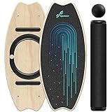 Balance Board Holz, Sportneer Indoorboard Skateboard, Indoor Surfboard Trickboard und Gleichgewichtsboard für Kinder und...