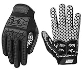 Seibertron Lineman/Linebacker Handschuhe 2.0 Padded Palm American Football Receiver Gloves, Flexibler TPR-Aufprallschutz Back of...
