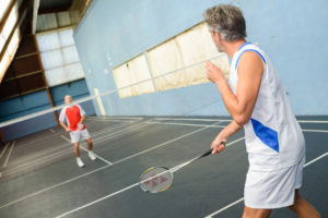 Bespannung Badminton Schläger